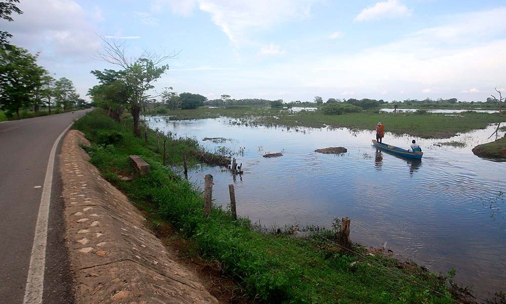 La Mojana, Caregato, dique, inundación, río Cauca, río San Jorge, Córdoba, Sucre, Bolívar, agua, Colombia, tragedia, UNGRD